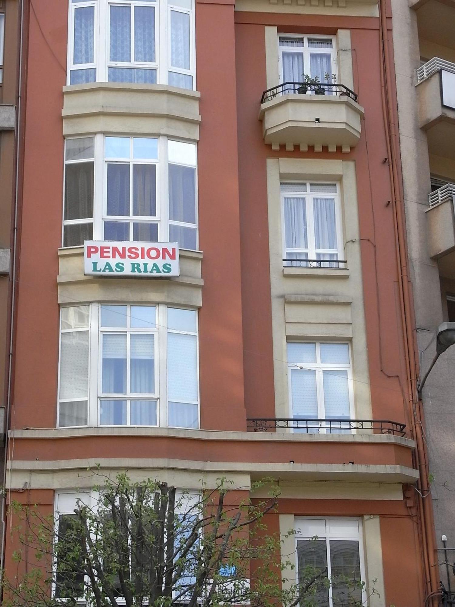 Pensión Las Rías A Coruña Exterior foto